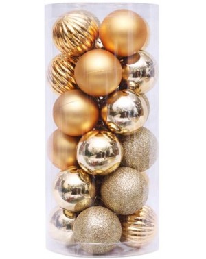 Ornaments 24PCS Christmas Ball Ornaments Shatterproof Christmas Decorations Tree Balls for Holiday Wedding Party Decoration (...