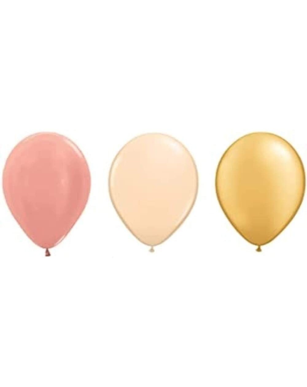Balloons 15 new 11 inch BALLOONS party ROSE GOLD - BLUSH & GOLD vintage wedding FAVORS prom SHOWER birthday VHTF - CJ17YLXEGE...