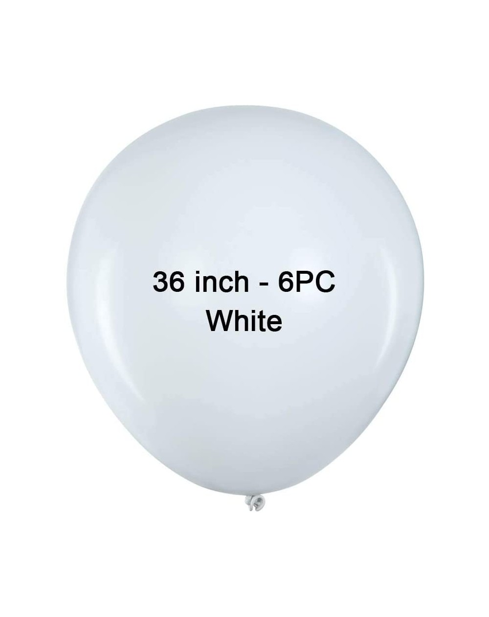 Balloons 36 inch White Latex Balloons Large Round Balloon Giant Latex Balloons Jumbo Big Balloons for Birthday Wedding Party ...