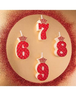 Cake Decorating Supplies Royal Court Style Number Candle for Birthday Party Anniversary (4) - CD19543AK4I $10.47