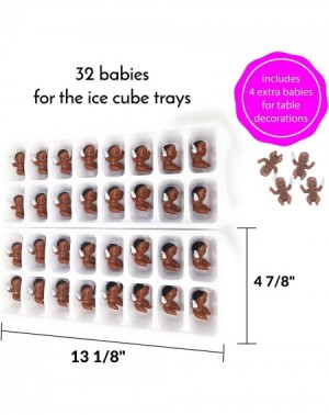 Party Games & Activities My Water Broke Baby Shower Game with Mini Plastic Babies for Ice Cubes- 32 People Pink Floral Design...