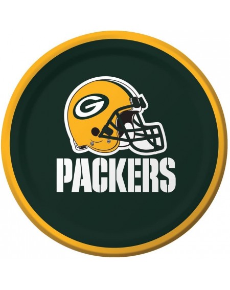 Tableware Officially Licensed NFL Dessert Paper Plates- 96-Count- Green Bay Packers - Dessert Plates - CW11TGTL2FZ $48.57