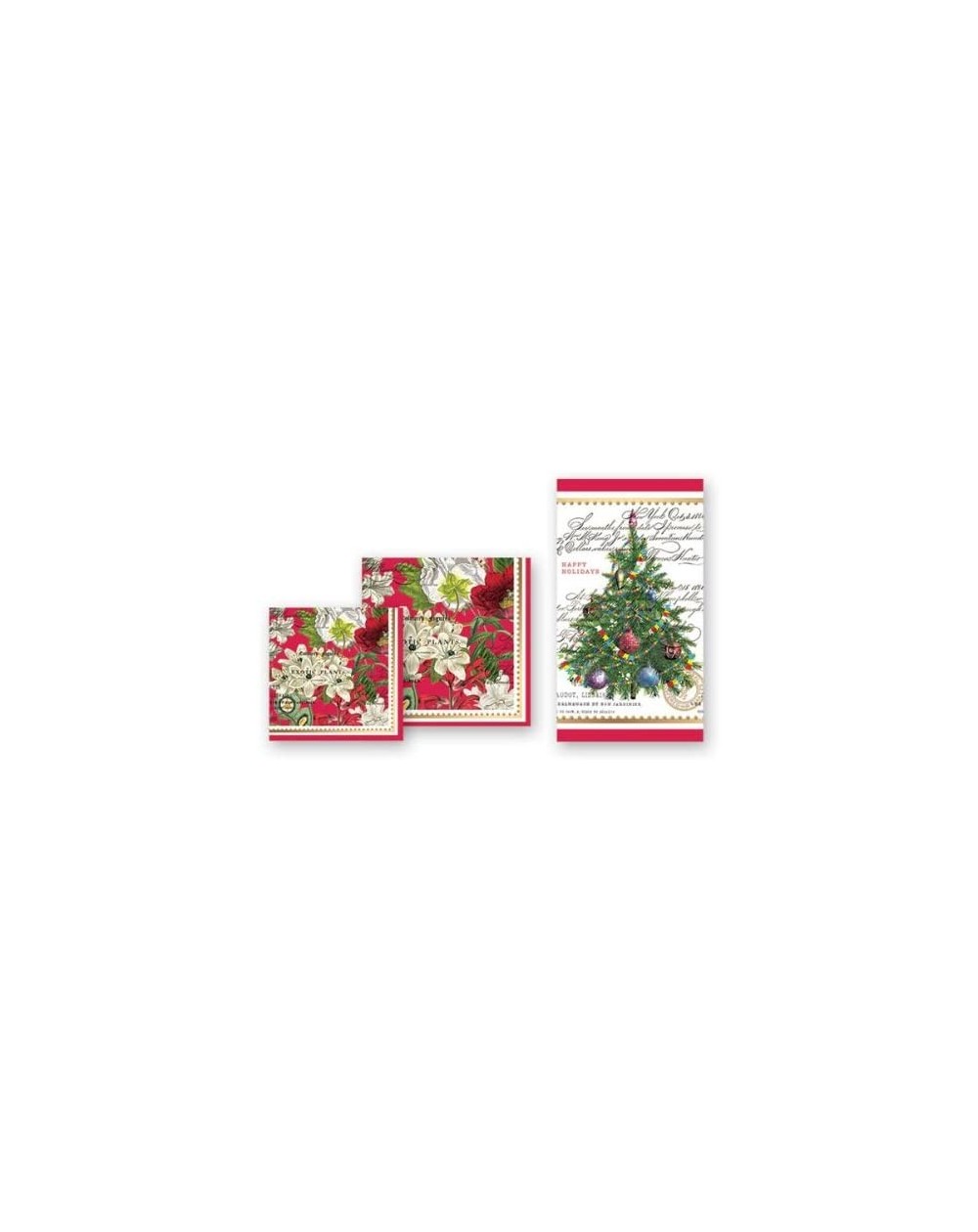 Tableware 20-Pack 3-Ply Paper Cocktail Napkins- White Christmas - C311GG9ZTKH $16.27