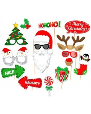 Photobooth Props Christmas Photo Booth Props - Christmas Selfie Props Santa Claus Deer Horn Glasses Funny Christmas Party Dec...