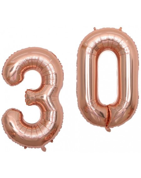 Balloons 40 inch Jumbo 30 Rose Gold Foil Balloons for Birthday Party Supplies-Anniversary Events Decorations and Graduation D...