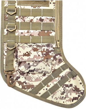 Stockings & Holders Tactical Christmas Stocking with Molle Gear (ACU) - Acu - CN12J6M8JR5 $12.02