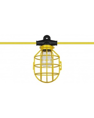 Outdoor String Lights 50 Foot 5 Bulb Incandescent Temporary Portable String Work Light Lighting- Yellow (50 Foot) - CP18QIAS2...