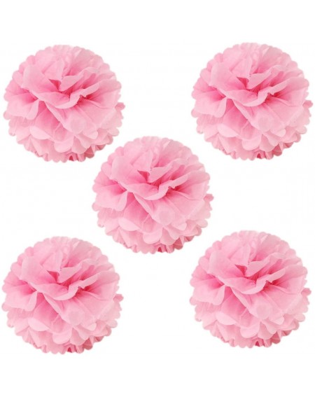 Tissue Pom Poms 8" Set of 5 Tissue Pom Poms Party Decorations for Weddings- Birthday Parties Baby Showers and Nursery Décor- ...