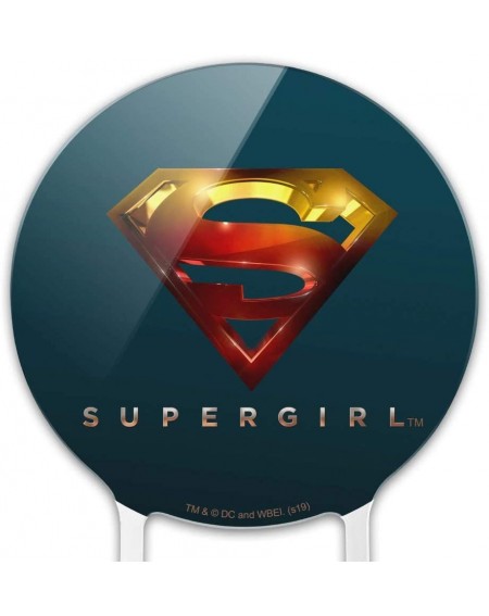 Cake & Cupcake Toppers Acrylic Supergirl TV Series Logo Cake Topper Party Decoration for Wedding Anniversary Birthday Graduat...