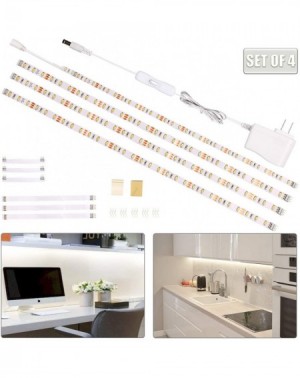 Rope Lights White Led Strip Lights- Under Counter Lights for Kitchen- Flexible Under Cabinet Led Light for Kitchen-Shelf-Cupb...