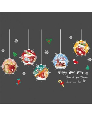 Swags Gift 2020 Christmas Vinyl Window Wall Stickers Decal Snowman Removable Home Decor- Christmas Ornaments Advent Calendar ...