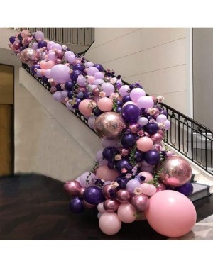 Balloons Metallic Pink Balloons for Party 100 pcs 5 inch Thick Latex Chrome balloons for Birthday Wedding Engagement Annivers...