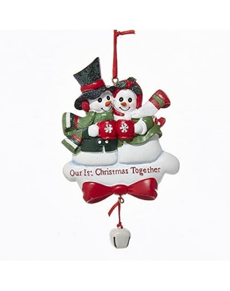 Ornaments Our 1st Christmas Together" Snowcouple Christmas Ornament - C3114XOGHZD $18.81