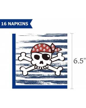 Balloons Pirate Plates Napkins Party Supplies - Pirate Plates and Napkins (16 Serves) - CD19220EG44 $22.77