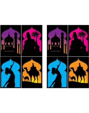 Streamers Arabian Nights Silhouettes- 8 Piece- 19"- Multicolored - CX18QD3DD84 $14.08