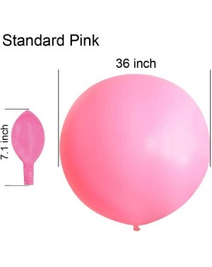Balloons 36 Inch Giant Latex Balloons- Standard Pink Round Balloons for Birthdays Weddings Receptions Festival Party Decorati...