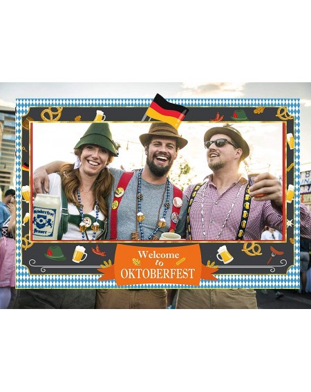 Photobooth Props Oktoberfest Photo Frame Decorations - German Beer Festival Booth Props Party Supplies (Frame) - Frame - CC18...