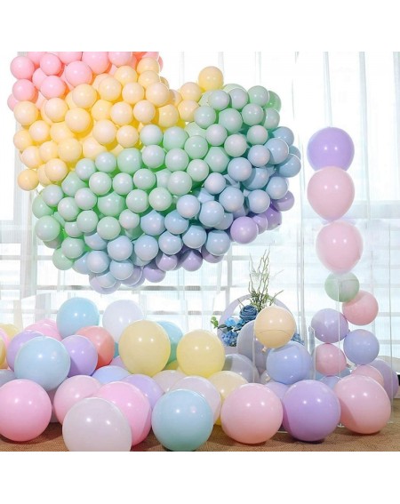 Balloons 12inch Pastel Mixed Colorful Latex Balloons 100 Pcs Assorted Macaron Balloons Garland Kit for Baby Shower Wedding Bi...