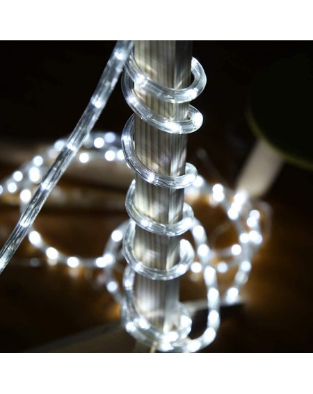 Rope Lights 100 feet 1/2" Thick 110V 2-Wire Waterproof LED Rope Light Kit for Background Lighting Christmas Lighting-Bridges-...