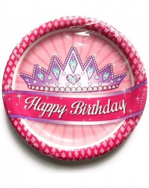 Party Packs Happy Birthday Plates and Napkins Sets - Very Cute Sets of Happy Birthday Theme Paper Plates and Napkins - Multip...