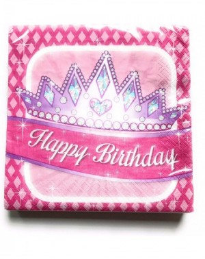 Party Packs Happy Birthday Plates and Napkins Sets - Very Cute Sets of Happy Birthday Theme Paper Plates and Napkins - Multip...