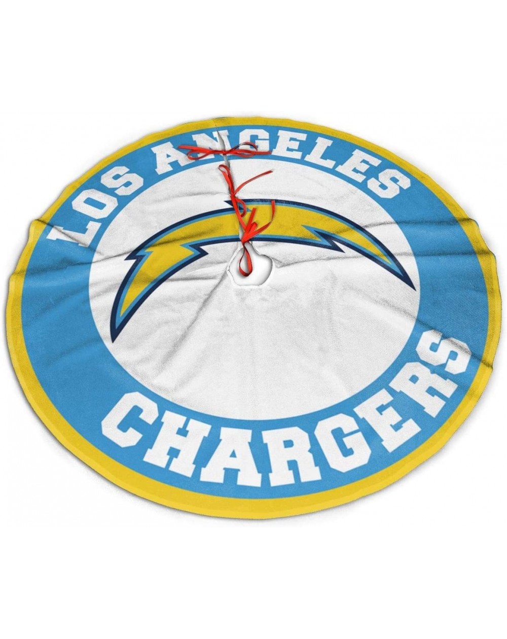 Tree Skirts Los Angeles Football Teams Fans Christmas Tree Skirt Mat Xmas Tree Skirt Holiday Party Decoration - Chargers - C6...