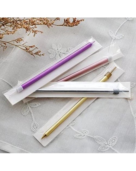 Cake Decorating Supplies 12pcs Party Long Thin Metallic Cake Candles for a Birthday Party- Assorted Colors - C2189OD96RD $10.29