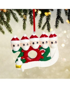 Ornaments Survived Family of 5 Ornament 2020 Christmas Tree Hanging Ornament-Christmas Holiday Decorations - DIY Personalized...