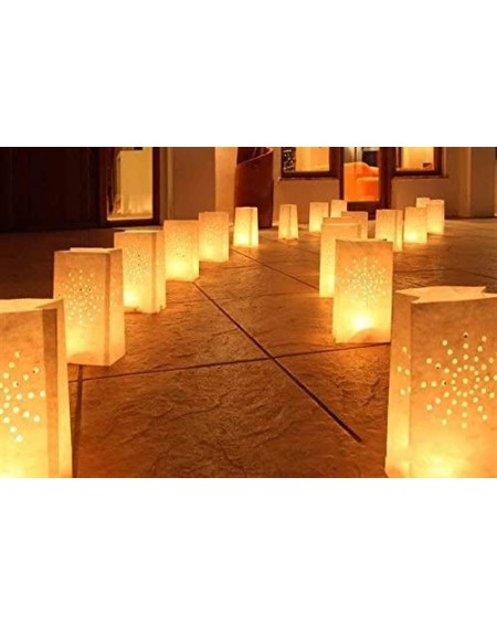 Luminarias Luminary Bag Candle Bag Light Holder for Home Outdoor Christmas Wedding Reception Holiday Party and Event Occasion...