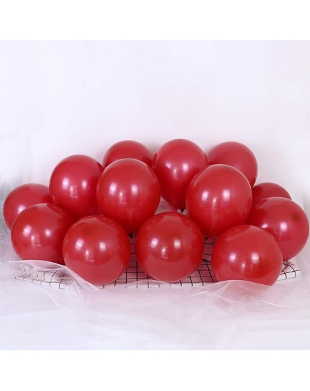 Balloons 5 inch Ruby Red Balloons Quality Small Ruby Red Balloons Premium Latex Balloons Helium Balloons Party Decoration Sup...