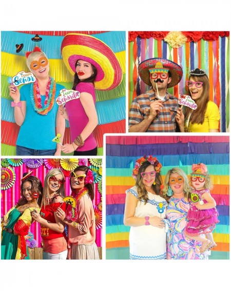 Photobooth Props Mexican Fiesta Baby Shower Paper Photo Booth Props Party Favors Gender Reveal Photo Sign Cactus Taco Boy or ...