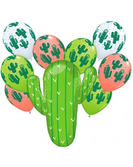 Balloons Prickly Cactus Party Balloon Bouquet Set- Fiesta Party Supplies- Inflatable Foil Cactus and Cactus Latex Balloons- B...