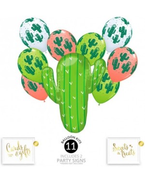 Balloons Prickly Cactus Party Balloon Bouquet Set- Fiesta Party Supplies- Inflatable Foil Cactus and Cactus Latex Balloons- B...