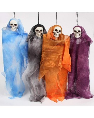 Favors Hanging Screaming Ghost Decoration- Halloween Scary Skull Doll Haunted House Spooky Creepy Novelty Outdoor Scary Hangi...