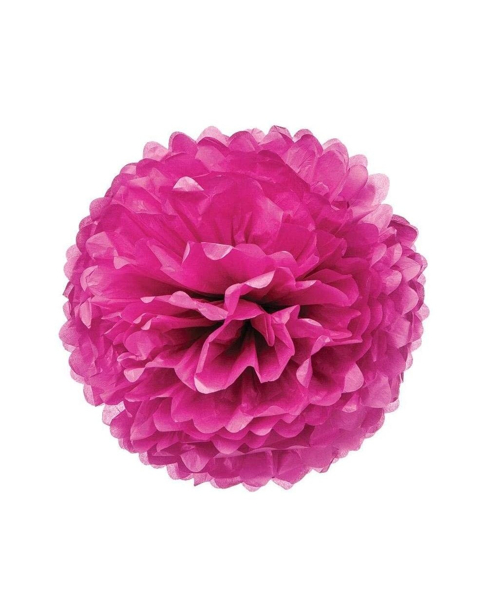 Tissue Pom Poms Tissue Paper Pom Pom (10-Inch- Sorbet Pink- Single) - Hanging Paper Flower Ball Decor for Weddings- Bridal an...