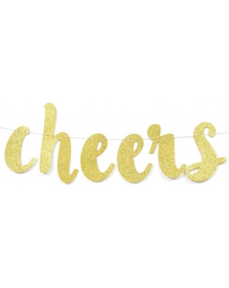 Banners & Garlands Cheers Bitches Gold Glitter Banner- Bachelorette /Engagement /Bridal Shower /21st 30th Birthday Party Deco...