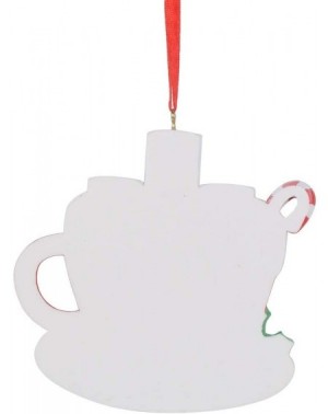 Ornaments Marshmallow Mug Personalized Family of 4 Christmas Ornament - Free Personalization - Family of 4 - C118YYTMSOU $19.70