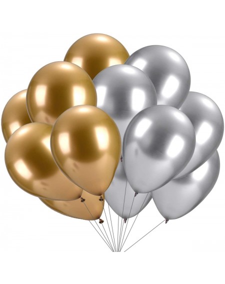 Balloons Lohoee 100Pcs 12 Inch Metallic Balloons Decorative Latex Balloons for Birthday Wedding Engagement Festival Party Dec...