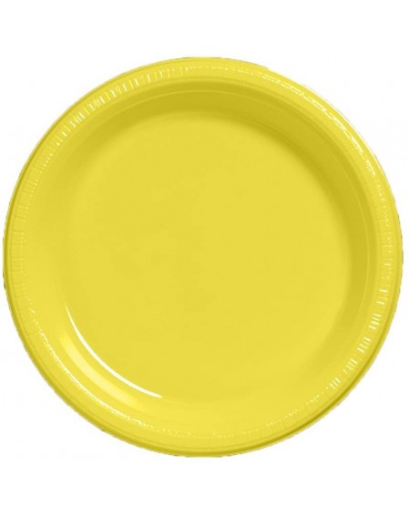 Touch of Color 20 Count Plastic Lunch Plates- Mimosa - Mimosa - CM112HRGVRH