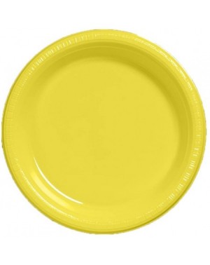 Tableware Touch of Color 20 Count Plastic Lunch Plates- Mimosa - Mimosa - CM112HRGVRH $8.36