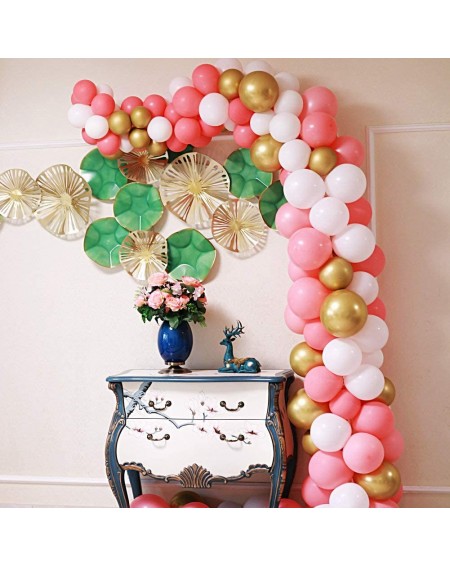 Balloons Balloon Garland Arch Kit 16Ft Long 110 PCS Pink Gold White Balloons for Baby Bridal Shower Princess Girl Birthday Ba...