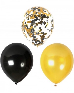 Balloons Gold Black Latex Balloons and Black Gold Confetti Balloon 38 Pack for Bumble Bee Baby Shower Birthday Party Congratu...