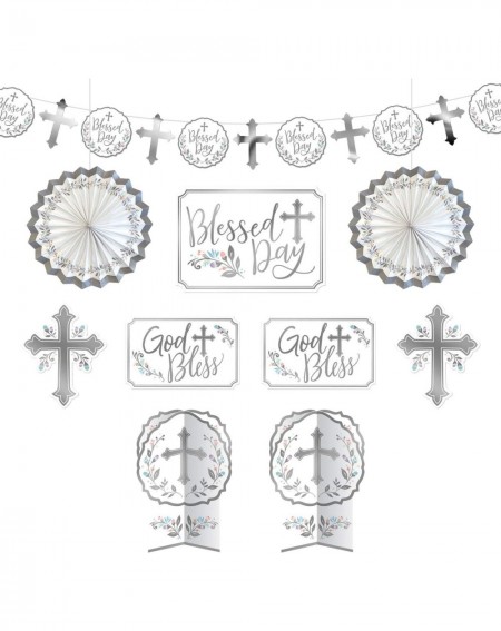 Party Packs Holy Day God Bless Hanging Decorations- Cutouts- and Centerpieces (10 Piece Set) - Holy Day God Bless Hanging Dec...
