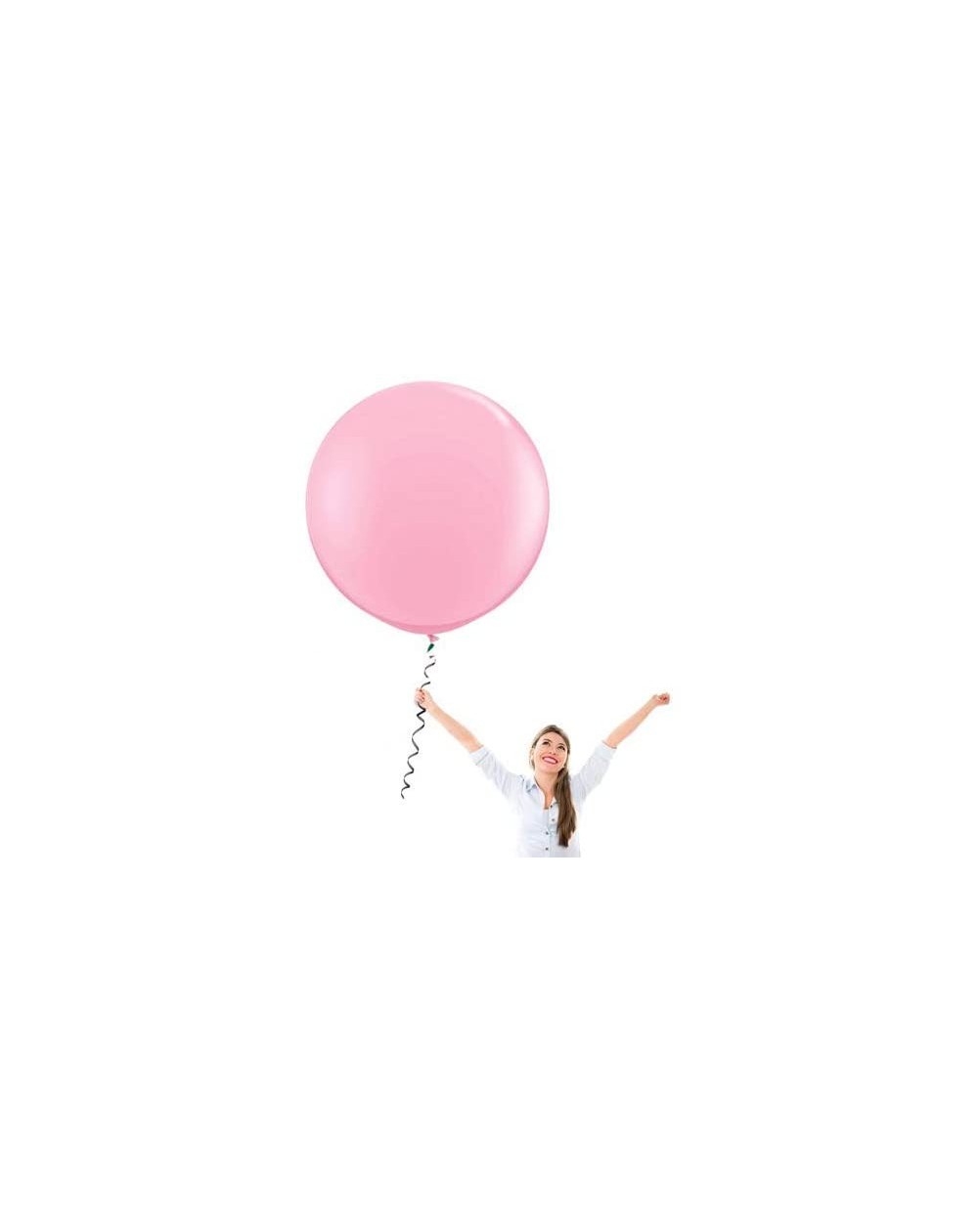Balloons Celebrity 24DHP 24" Latex Balloons- Pink (Pack of 10) - CR18GZTY9YK $21.03