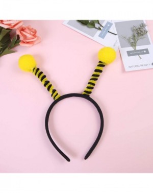Party Hats 4 Pack Pom-Pom Boppers Bee Headband Black and Yellow for Children's Birthday Home Craft Decoration - CL18SULK6EE $...