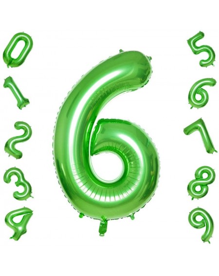 Balloons Birthday Anniversary Festival Decorations - Green 6 - CZ199ESYSE4
