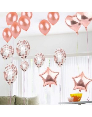 Balloons Sweet 6th Birthday Decorations Party Supplies-Rose Gold Number 6 Balloons-6th Foil Mylar Balloons Latex Balloon Deco...