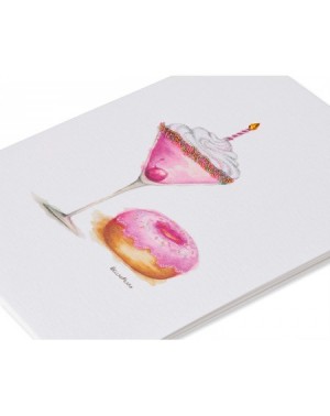 Cake Decorating Supplies Birthday Card (Martini and Donut) - C718UN2KYWE $7.85