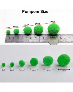 Tissue Pom Poms Sequins 8mm 10mm Pom Pom Soft Pompon Fluffy Plush Crafts DIY Pom Poms Ball Home Decor Sewing Supplies-03 Bloo...