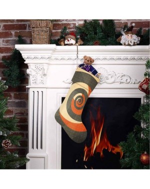 Stockings & Holders Abstract Spiral Vintage Christmas Stocking for Family Xmas Party Decoration Gift - Multi14 - C9192ZQYX27 ...